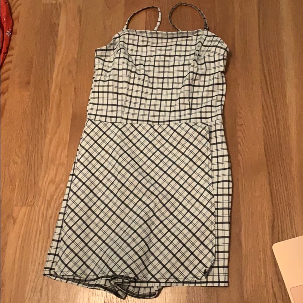 checkered romper